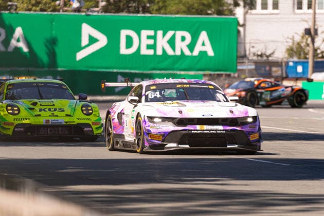 Nürnberg, Deutschland 03. - 05. Juli 2026: DTM - 2026 - Norisring - Rennen Samstag Im Bild: v. vorn: Finn Wiebelhaus (GER 64) und Thomas Preining (AUT 91) *** Nuremberg, Germany, July 3–5, 2026, DTM 2026 Norisring Race, Saturday. Pictured from the front: Finn Wiebelhaus (GER 64) and Thomas Preining (AUT 91) Copyright: xFotostandx xStiebertx
