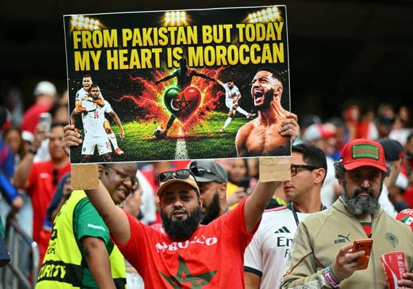 FIFA World Cup, WM, Weltmeisterschaft, Fussball 2026 - Round of 16 - Canada vs Morocco Soccer fans ahead of the FIFA World Cup 2026 Round of 16 match Canada against Morocco, in Houston, USA, 04 July 2026. HOUSTON United States  Copyright: xSAMxWASSONx