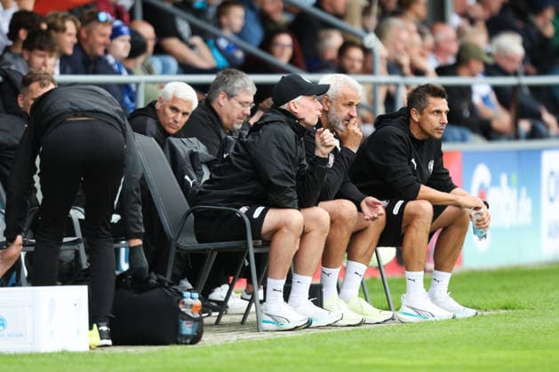 04.07.2026, Fussball, Herren, Regionalliga Nord, Testspiel, BSV Kickers Emden - FC St Pauli Trainer Marcel Rapp (FC St Pauli) *** July 4, 2026, Soccer, Men s, Regionalliga Nord, Friendly Match, BSV Kickers Emden vs. FC St. Pauli, Coach Marcel Rapp, FC St. Pauli