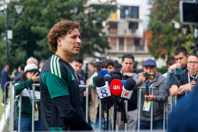 FIFA World Cup, WM, Weltmeisterschaft, Fussball 2026 - Mexico training session Mexico s goalkeeper Guillermo Ochoa attends a training session held in Mexico City, Mexico, 04 July 2026. Mexico will face England in their FIFA World Cup 2026 Round of 16 match on 06 July 2026. Mexico City Mexico  Copyright: xSASHENKAxGUTIERREZx