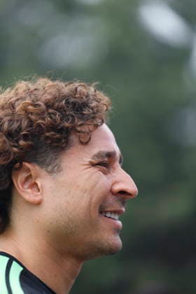 FIFA World Cup, WM, Weltmeisterschaft, Fussball 2026 - Mexico training session Mexico s goalkeeper Guillermo Ochoa attends a training session held in Mexico City, Mexico, 04 July 2026. Mexico will face England in their FIFA World Cup 2026 Round of 16 match on 06 July 2026. Mexico City Mexico  Copyright: xSASHENKAxGUTIERREZx