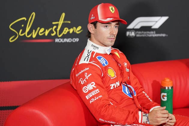 FORMULA ONE BRITISH GRAND PRIX 2026 Charles Leclerc 16 (MON) Ferrari in the Post Qualifying press conference, PK, Pressekonferenz during the Formula 1 Pirelli British Grand Prix 2026, 9th round of the 2026 Formula 1 World Championship, WM, Weltmeisterschaft from 3rd - 5th July, 2026 at the Silverstone Circuit, Silverstone, England. Credit: Robbie Hoad Every Second Media Editorial use only. All images are copyright Every Second Media Limited. No images may be reproduced without prior permission. Copyright: xIMAGO EveryxSecondxMediax ESM-2060-0389 RobbiexHoadx xEveryxSecondxMediax