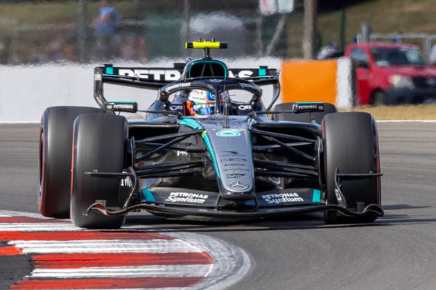 RECORD DATE NOT STATED 4th July 2026; Silverstone Circuit, Northamptonshire, England; FIA Formula 1 2026 British F1 Grand Prix; Sprint and Qualifying Day; Kimi Antonelli in his Mercedes-AMG Petronas F1 Team Mercedes F1 W17 Mercedes-AMG F1 M17 during qualifying TimxWilliams