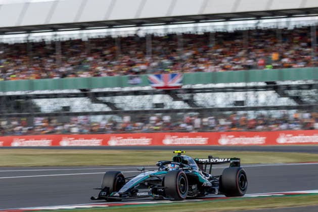 RECORD DATE NOT STATED 4th July 2026; Silverstone Circuit, Northamptonshire, England; FIA Formula 1 2026 British F1 Grand Prix; Sprint and Qualifying Day; Kimi Antonelli in his Mercedes-AMG Petronas F1 Team Mercedes F1 W17 Mercedes-AMG F1 M17 during qualifying TimxWilliams