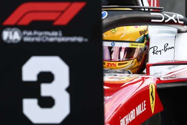 F1 British Grand Prix 2026 Qualifying Lewis Hamilton of Ferrari after qualifying ahead of the Formula 1 British Grand Prix at Silverstone Circuit in Northampton, Great Britain on July 4, 2026. Northampton United Kingdom  Copyright: xJakubxPorzyckix originalFilename:porzycki-f1britis260704_npx5R.jpg