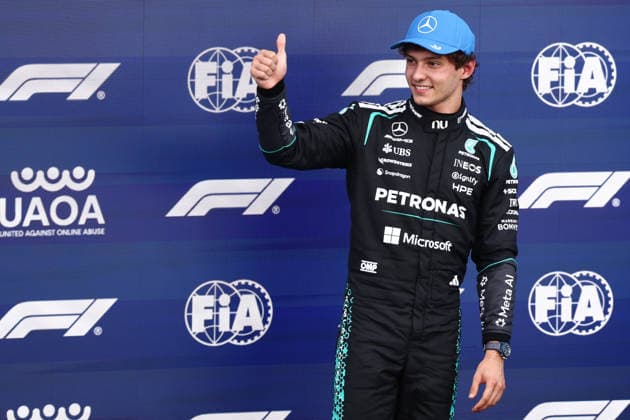 F1 British Grand Prix 2026 Qualifying Andrea Kimi Antonelli of Mercedes after qualifying ahead of the Formula 1 British Grand Prix at Silverstone Circuit in Northampton, Great Britain on July 4, 2026. Northampton United Kingdom  Copyright: xJakubxPorzyckix originalFilename:porzycki-f1britis260704_npnQu.jpg