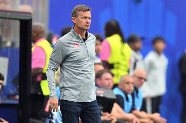 FIFA World Cup, WM, Weltmeisterschaft, Fussball 2026 - Round of 16 - Canada vs Morocco Canada s head coach Jesse Marsch during the FIFA World Cup 2026 Round of 16 match Canada against Morocco, in Houston, USA, 04 July 2026. HOUSTON United States  Copyright: xSAMxWASSONx