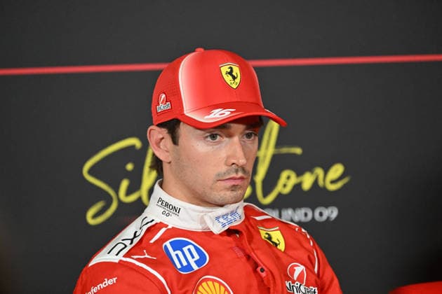 Formula 1, Qualifying, Silverstone, UK, 04 July, 2026. 04 July 2026. Charles Leclerc, Ferrari in the drivers interview after the Qualifying session at the Formula 1 Pirelli British Grand Prix at Silverstone, Northamptonshire, UK., Credit:Lee Floyd Lee Floyd - B3214 Avalon UK, Northamptonshire, London, Silverstone  Copyright: xLeexFloydx xLeexFloydx-xB3214x xAvalonx 1114433365