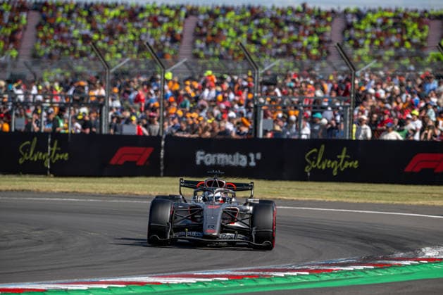 SILVERSTONE, UNITED KINGDOM: Nico Hulkenberg, racing for the Audi Revolut F1 Team, team during the 2026 Formula 1 British Grand Prix at the Silverstone Circuit in Silverstone, United Kingdom