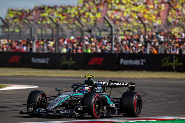 SILVERSTONE, UNITED KINGDOM: Andrea Kimi Antonelli, racing for the Mercedes team during the 2026 Formula 1 British Grand Prix at the Silverstone Circuit in Silverstone, United Kingdom