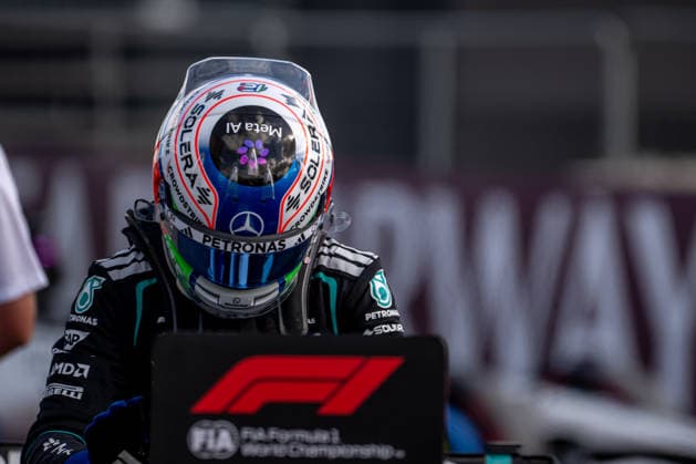 SILVERSTONE, UNITED KINGDOM: Andrea Kimi Antonelli, racing for the Mercedes team during the 2026 Formula 1 British Grand Prix at the Silverstone Circuit in Silverstone, United Kingdom