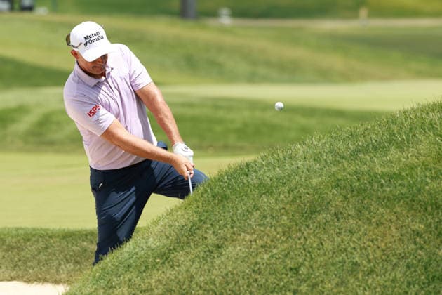 U.S. Senior Open Championship 2026 COLUMBUS, OHIO - JULY 4: Padraig Harrington of Ireland plays his shot on the 18th green during the third round of the U.S. Senior Open Championship 2026 at Scioto Country Club in Columbus, Ohio, USA Friday, July 4, 2026. Columbus Ohio United States  Copyright: xJorgexLemusx originalFilename:lemus-ussenior260704_npvAO.jpg