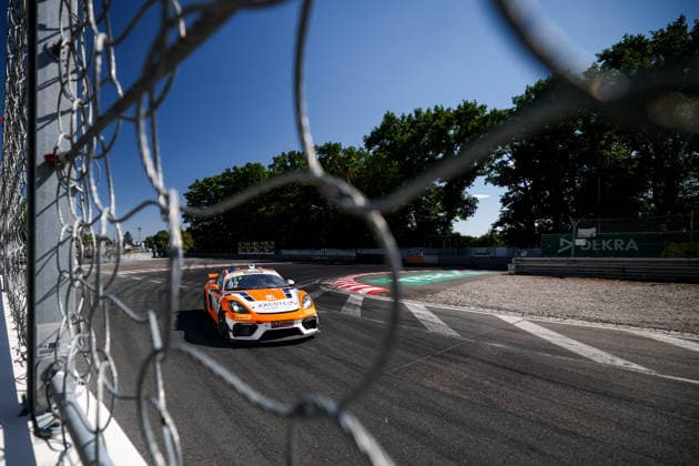 ADAC GT4 Germany, 3. + 4. Rennen Norisring 2026 92 Porsche 718 Cayman GT4 Clubsport, Team Wimmer Werk Motorsport: Egor Litvinenko, Oskar Dix - picture by Gruppe C Photography Nürnberg Norisring Bayern Germany Copyright: xGruppexCxPhotographyx