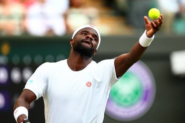 Frances Tiafoe during his third round match Wimbledon Tennis Championships, Day 6, The All England Lawn Tennis and Croquet Club, London, UK - 04 Jul 2026London The All England Lawn Tennis and United Kingdom  Copyright: xJamesxMarsh Shutterstockx 16975551gr