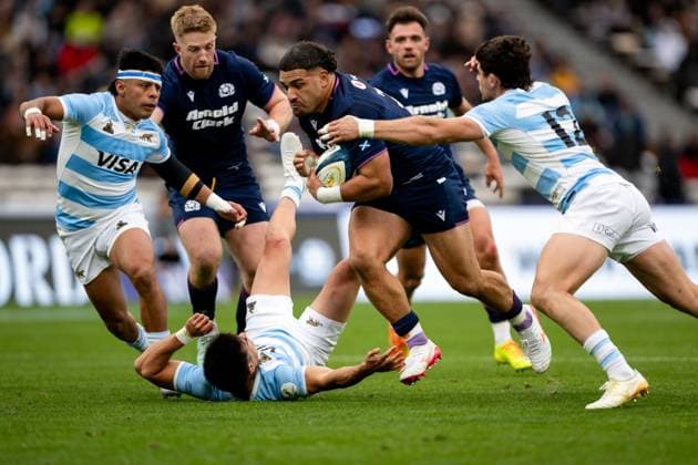 Sione Tuipulotu of Scotland Argentina v Scotland, Nations Championship 2026, Rugby Union International, Estadio Mario Alberto Kempes, Cordoba, Argentina - 04 Jul 2026Cordoba Estadio Mario Alberto Kempes Argentina  Copyright: xGeroxUranga Shutterstockx 16975563ax