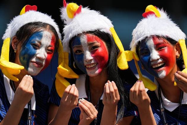 France fans excited ahead of kick off Paraguay v France 2026 FIFA World Cup, WM, Weltmeisterschaft, Fussball Round of 32, Football, Philadelphia Stadium, Philadelphia, Pennsylvania, USA - 04 Jul 2026Philadelphia Philadelphia Stadium Pennsylvania (PA) United States of America  Copyright: xIsmaelxAdnan Shutterstockx 16975708a