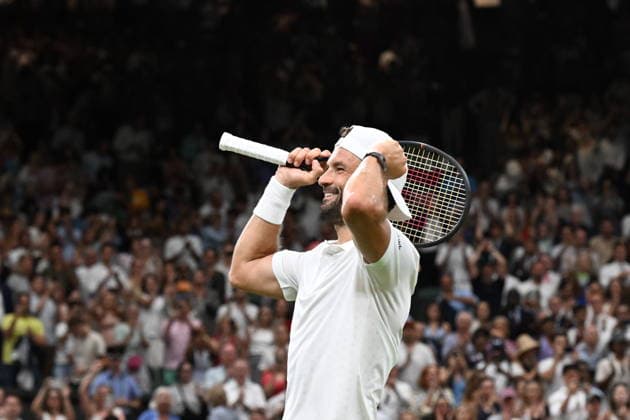 Tennis - Wimbledon 2026 - ITF - The Championships - 04 06 2026 - Tennis - Wimbledon 2026 - ITF - The Championships - 04 06 2026 - Grigor Dimitrov - Bulgarie London  Copyright: xChryslenexCaillaud Psnewzx