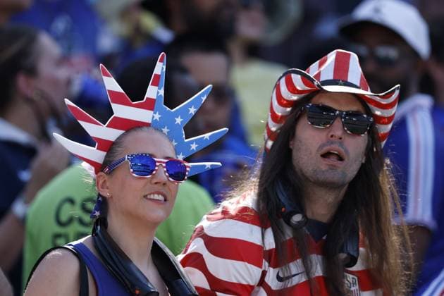 PHILADELPHIA - United States fans during the 2026 FIFA World Cup, WM, Weltmeisterschaft, Fussball Round of 16 match between Paraguay and France at Philadelphia Stadium on July 4, 2026, in Philadelphia, United States. MAURICE VAN STEEN ANP FIFA World Cup 2026 - round of 16 2026 xVIxANPxSportx xMauricexvanxSteenxIVx 562811065 originalFilename: 562811065.jpg