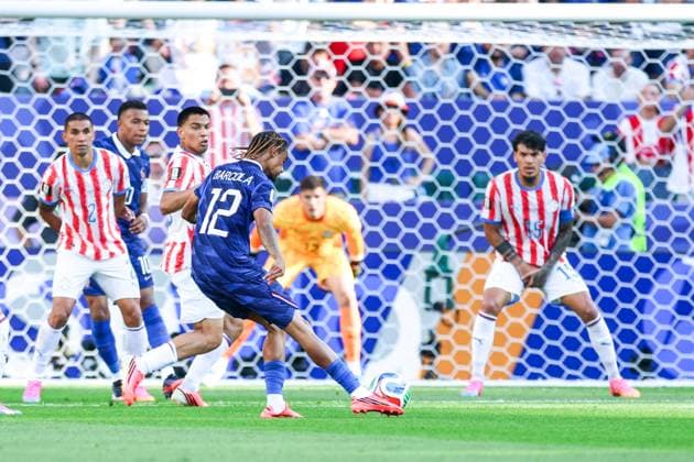 RECORD DATE NOT STATED FIFA World Cup, WM, Weltmeisterschaft, Fussball 2026 - Round of 16 - Paraguay v France Bradley Barcola player of France during the Round of 16 match between Paraguay and France at the FIFA World Cup, at Philadelphia Stadium, in Philadelphia, United States, on Saturday, July 04, 2026.(Foto: William Volcov Brazil Photo Press IMAGO) Sports Philadelphia PA United States Copyright: xWILLIAMxVOLCOVx