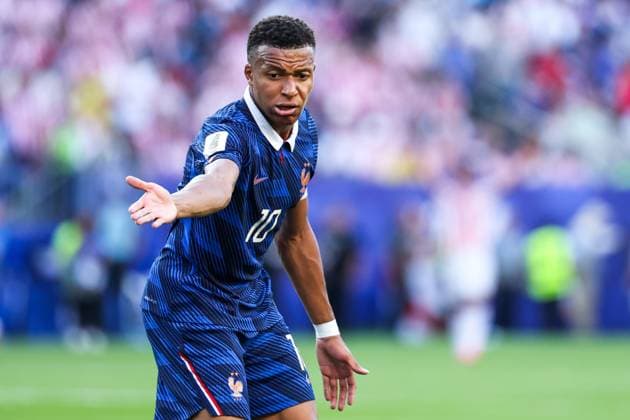 RECORD DATE NOT STATED FIFA World Cup, WM, Weltmeisterschaft, Fussball 2026 - Round of 16 - Paraguay v France Kylian Mbappe player of France during the Round of 16 match between Paraguay and France at the FIFA World Cup, at Philadelphia Stadium, in Philadelphia, United States, on Saturday, July 04, 2026.(Foto: Vanessa Carvalho Brazil Photo Press IMAGO) Sports Copyright: xVanessaxCarvalhox