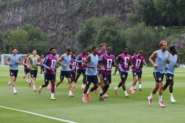 FIFA World Cup, WM, Weltmeisterschaft, Fussball 2026 - England trainign session England players take part in a training session in Mexico City, Mexico, 04 July 2026. MEXICO CITY Mexico  Copyright: xALEXxCRUZx