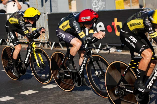 Tour De France 2026 - Stage 1 Jonas Vingegaard of Team Visma Lease a Bike competes during the Grand Depart Barcelone 2026 at Stage 1 Team Time Trial, covering 19.6 km from Barcelona to Barcelona, of the Tour de France 2026, UCI World Tour cycling event on July 4, 2026, in Barcelona, Spain. Barcelona Barcelona Spain  Copyright: xGongorax originalFilename:bonilla-tourdefr260704_npGlY.jpg