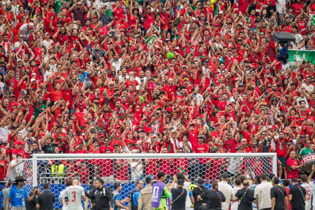 July 4, 2026: after a FIFA World Cup, WM, Weltmeisterschaft, Fussball Round of 16 match between Canada and Morocco in Houston, TX. .. CSM FIFA World Cup 2026: Canada Vs Morocco JUL 04  - ZUMAc04_ 20260704_zma_c04_164 Copyright: xTraskxSmithx