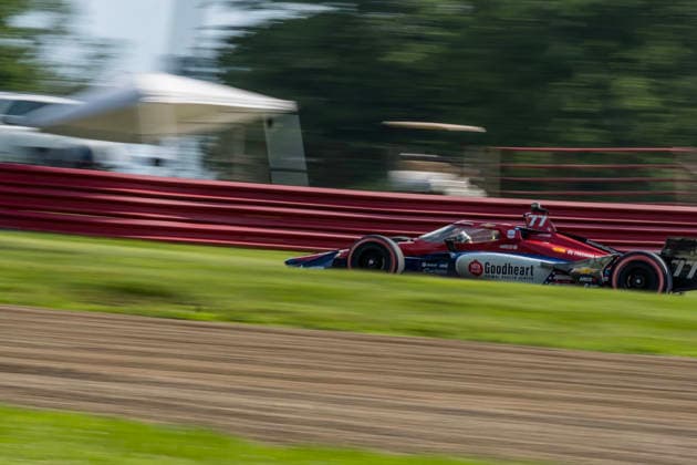 July 4, 2026, Lexington, Ohio, USA: IndyCar, Indy Car, IRL, USA SERIES driver, STING RAY ROBB (77) (USA) of Payette, ID, qualifies for the Honda Indy 200 at Mid Ohio in LEXINGTON, Ohio, USA. Lexington USA - ZUMAa161 20260704_aaa_a161_009 Copyright: xQuinnxShell ASPx