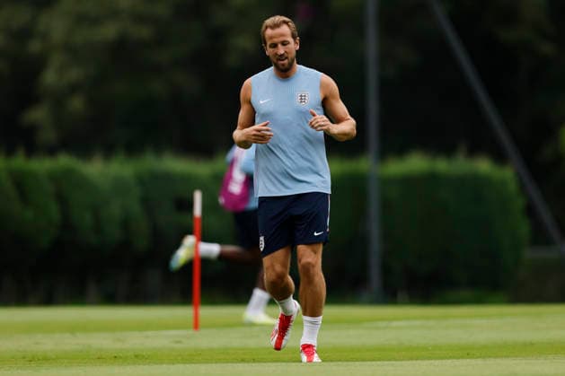 RECORD DATE NOT STATED 4th July 2026; Pumas La Cantera training center, Mexico City, Mexico; FIFA World Cup, WM, Weltmeisterschaft, Fussball Football, England Training Session; Harry Kane of the England looks on HeulerxAndrey DiaEsportivo