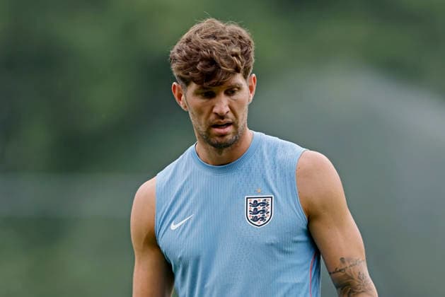 RECORD DATE NOT STATED 4th July 2026; Pumas La Cantera training center, Mexico City, Mexico; FIFA World Cup, WM, Weltmeisterschaft, Fussball Football, England Training Session; John Stones of the England looks on HeulerxAndrey DiaEsportivo