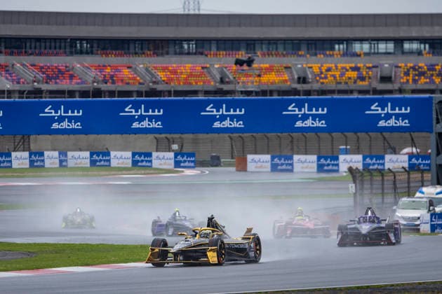 2026 FORMULA E SHANGHAI ePRIX 77 BARNARD Taylor (gbr), DS Penske, DS E-Tense FE25, action during the Shanghai ePrix, 12th and 13th round of the 2025-26 ABB FIA Formula E World Championship, WM, Weltmeisterschaft on the Shanghai International Circuit from July 3 to 5, 2026 in Shanghai, China - ShanghaiChina  Copyright: xJULIENxDELFOSSEx