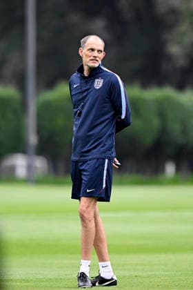 (260705) -- MEXICO CITY, July 5, 2026 -- Thomas Tuchel, head coach of England, attends a training session ahead of the round of 16 match between Mexico and England at the 2026 FIFA World Cup, WM, Weltmeisterschaft, Fussball in Mexico City, Mexico, July 4, 2026. ) (SP)MEXICO-MEXICO CITY-FOOTBALL-FIFA WORLD CUP-TRAINING-ENGLAND LixMuzi 