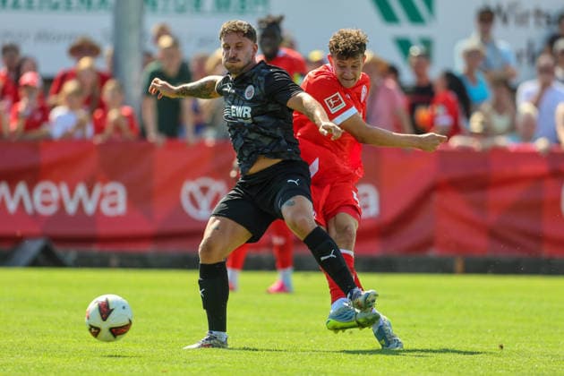 Football, friendly match, TSG Pfeddersheim v 1. FSV Mainz 05