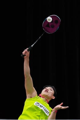 YONEX Canada Open 2026 Semifinals Riku Takei of Japan competes against Lee Zii Jia of Malaysia during the Men s Singles semifinals at the YONEX Canada Open 2026 at Markham Pan Am Centre on July 4, 2026, in Markham, Ontario, Canada. Markham Ontario Canada  Copyright: xYuanxTianx originalFilename:tian-yonexcan260704_nppI8.jpg