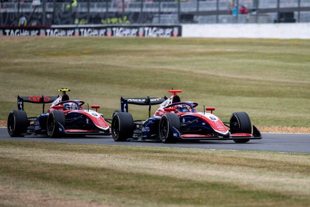 AUTO - FORMULA 3 2026 - SILVERSTONE 06 DE PALO Matteo (ita), Trident, Dallara F3 2025, action 05 SLATER Freddie (gbr), Trident, Dallara F3 2025, action during the 5th round of the 2026 FIA Formula 3 Championship from July 3 to 5, 2026 on the Silverstone Circuit, in Silverstone, United Kingdom - SilverstoneUnited Kingdom  Copyright: xALBERTOxVIMERCATIx