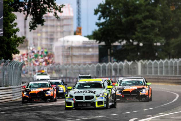 BMW M2 Cup, 3. + 4. Rennen Norisring 2026 2 BMW M2 Racing, Hofor Racing by Bonk Motorsport: Michael Schrey - picture by Gruppe C Photography Nürnberg Norisring Bayern Deutschland Copyright: xGruppexCxPhotographyx