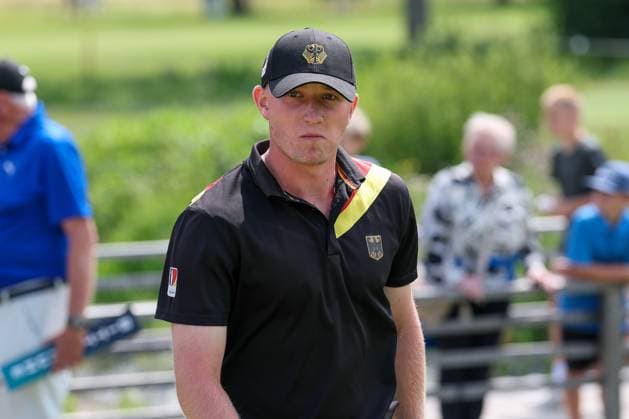 Finn Koelle (AM) (GER) auf dem Green 11, 37. BMW International Open 2026, Golf, DP World Tour, Herren, Finale, 05.07.2026 Eichenried Bayern Deutschland *** Finn Koelle (GER) on the 11th green, 37th BMW International Open 2026, Golf, DP World Tour, Men s, Final, July 5, 2026, Eichenried, Bavaria, Germany Copyright: xkolbert-press ChristianxKolbertx