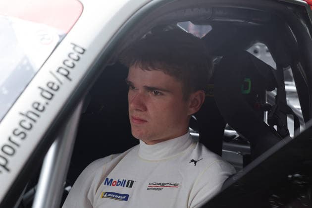 Nürnberg, Deutschland 03. - 05. Juli 2026: Porsche Sixt Carrera Cup Deutschland - 2026 - Norisring - Sonntag Rennen 2 Im Bild: Theo Oeverhaus (GER 44) im Portrait Norisring Bayern *** Nuremberg, Germany, July 3–5, 2026 Porsche Sixt Carrera Cup Germany 2026 Norisring Sunday Race 2 Pictured: Theo Oeverhaus (GER 44) at the Norisring in Bavaria Copyright: xFotostandx xFabianxWernerx