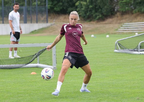 05.07.2026 - Fussball - 1. Frauen - Fussball - Bundesliga - Saison 2026 2027 - 1. FC Nürnberg Nuernberg FCN ( Club ) - Training Trainingsauftakt Saisonauftakt - Sportfoto Zink DaMa - xdaxma - Louna Lapassouse (99, 1. FC Nürnberg FCN ) *** July 5, 2026 Soccer Women s Soccer Bundesliga 2026–2027 Season 1 FC Nürnberg Nuremberg FCN Club Training First Training Session Start of the Season Sports Photo Zink DaMa xdaxma Louna Lapassouse 99, 1 FC Nuremberg FCN