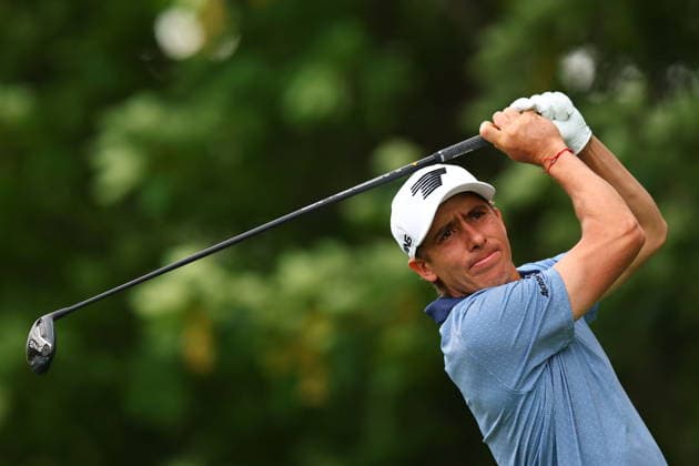 BMW International Open golf tournament Carlos Ortiz of Mexico plays a shot during the final round of the BMW International Open golf tournament in Munich, Germany, 05 July 2026. MUNICH Germany  Copyright: xANNAxSZILAGYIx