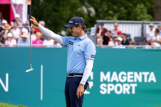 Michael Hollick (RSA). xettx, Deutschland, Muenchen, 05.07.2026, Golf, 37. BMW International Open, 2026, Round 4, DP World Tour, Golfclub Muenchen Eichenried *** Michael Hollick RSA xettx, Germany, Munich, July 5, 2026, Golf, 37th BMW International Open, 2026, Round 4, DP World Tour, Munich Eichenried Golf Club