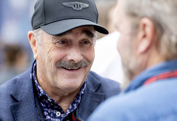 SILVERSTONE - Former Formula 1 world champion Nigel Mansell at the Silverstone circuit for the British Grand Prix. SANDER KONING ANP xVIxANPxSportx xxANPxIVx 562857182 originalFilename: 562857182.jpg