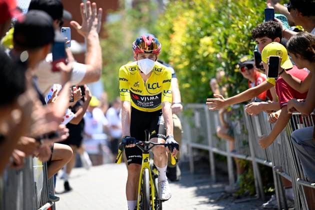 Tour de France 2026 Stage 2 BARCELONA, SPAIN - JULY 05 : Vingegaard Jonas (DEN) of Team Visma Lease a Bike before the start of the race during stage 2 of the 113rd edition of Tour de France an UCI World Tour 2.UWT cycling road race stage for Men Elite of 182 km with start in Tarragona and finish in Barcelona on July 5, 2026 in Barcelona, Spain, 05 07 2026 Barcelona Spain  Copyright: xTomasxSiskx