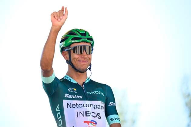 Tour de France 2026 Stage 2 BARCELONA, SPAIN - JULY 05 : Bernal Egan (COL) of Netcompany INEOS before the start of the race during stage 2 of the 113rd edition of Tour de France an UCI World Tour 2.UWT cycling road race stage for Men Elite of 182 km with start in Tarragona and finish in Barcelona on July 5, 2026 in Barcelona, Spain, 05 07 2026 Barcelona Spain  Copyright: xTomasxSiskx