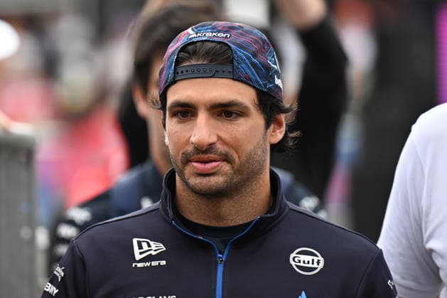 RECORD DATE NOT STATED 5th July 2026; Silverstone Circuit, Northamptonshire, England; FIA Formula 1 2026 British F1 Grand Prix; Race Day; Carlos Sainz of Williams arrives at Silverstone SimonxWest