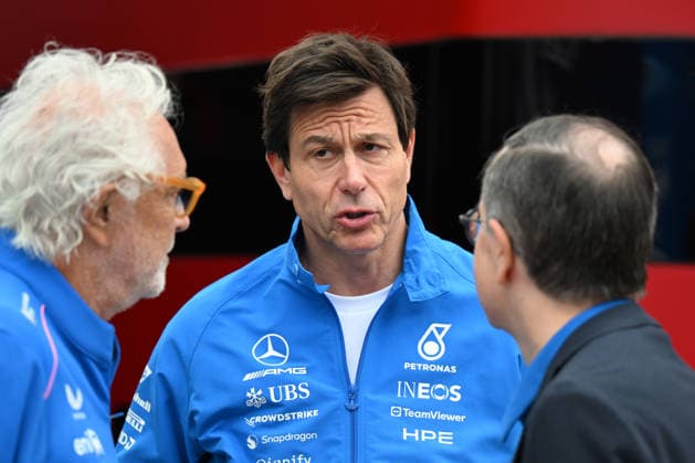 RECORD DATE NOT STATED 5th July 2026; Silverstone Circuit, Northamptonshire, England; FIA Formula 1 2026 British F1 Grand Prix; Race Day; Toto Wolff Principal of Mercedes AMG Petronas F1 Team SimonxWest