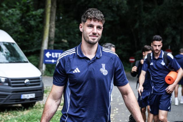 Football, 3rd Division, MSV Duisburg training camp