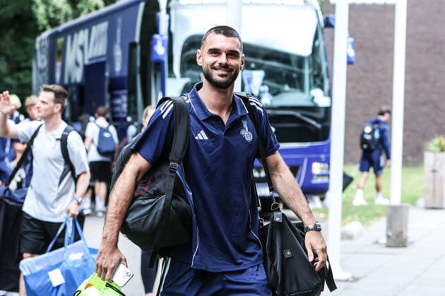 Fussball, 3.Liga Saison 2026 2027 Trainingslager MSV Duisburg 05.07.2026, Wageningsche Berg Rasim Bulic (MSV Duisburg, 6) Wageningen Wageningse Berg Niederlande *** Sports, Soccer, 3rd Division, 2026–2027 Season, MSV Duisburg Training Camp, July 5, 2026, Wageningsche Berg, Rasim Bulic, MSV Duisburg, 6 Wageningen, Wageningse Berg, Netherlands