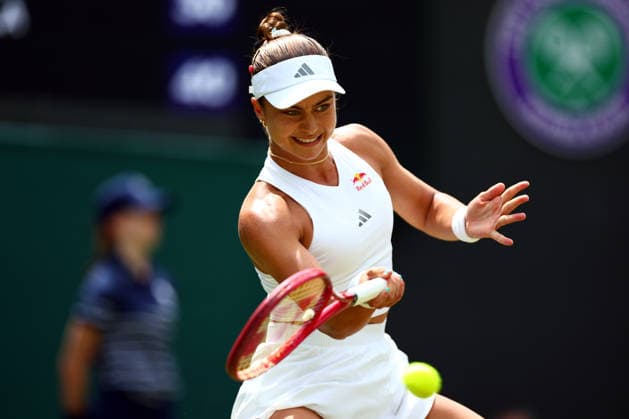 Iva Jovic during her fourth round match Wimbledon Tennis Championships, Day 7, The All England Lawn Tennis and Croquet Club, London, UK - 05 Jul 2026London The All England Lawn Tennis and United Kingdom  Copyright: xJamesxMarsh Shutterstockx 16976811j