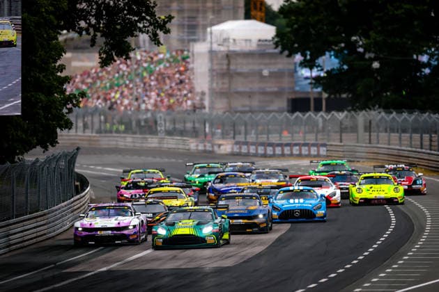 DTM, 7. + 8. Rennen Norisring 2026 7 Aston Martin Vantage AMR GT3 EVO, Comtoyou Racing: Nicki Thiim - picture by Gruppe C Photography Nürnberg Norisring Bayern Germany Copyright: xGruppexCxPhotographyx